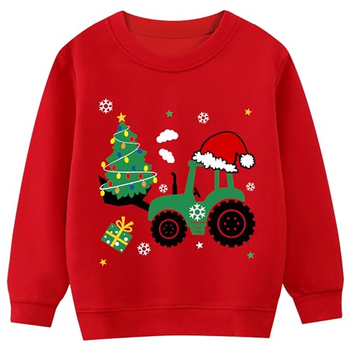 Little Hand Baby Jungen Pullover Sweatshirt Kinder Weihnachtspullover Weihnachtspullis Streetwear Oberbekleidung 98