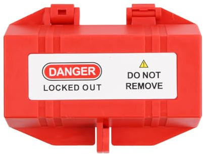 Sistemas de Bloqueo de Enchufes Eléctricos, Dispositivo de Bloqueo de Enchufe Rojo, Caja de Protección de Enchufe para Electrodomésticos Industriales (M)