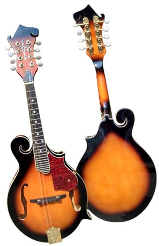Anfänger Mandoline-Instrument Mandoline F-förmige Einzelne Geschnitzte Mandoline