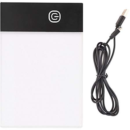 Msiud A6 Lavagna Luminosa per Disegnare, Flip Book Kit Con Pad Luminoso per Disegnare e Ricalcare Regolabile Tavola Da Disegno Ultra Sottile Animazion Kit Adatto LED Animazione Tracer