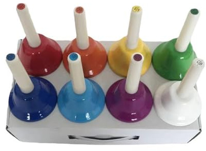 8-Noten Musical Handglocken Set Handglocken Schlaginstrument Musikglocken Musikunterricht Auf Festivals