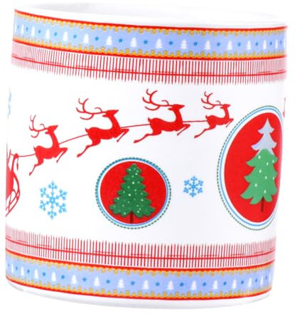 ANDRESLAD Maceta De Cerámica De Diseño Navideño Suculentas y Decoración
