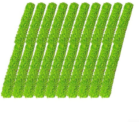 Miniatursträucher aus Materialien, ideal für langlebige Landschaftsbau-Effekte (A)