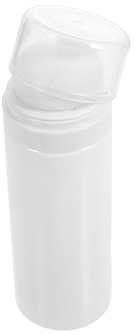 CVUTOVO Babypuderflasche mit Quaste Tragbare Puderdose für Unterwegs Kunststoff Sanfte Anwendung für Neugeborene Leicht zu Reinigen Zufällige Farbe