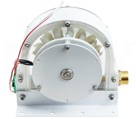 Generador hidroeléctrico de disco, generador sin hierro, rueda hidráulica alta eficiencia, cangilones, bricolaje Aplicaciones versátiles(Alternator)