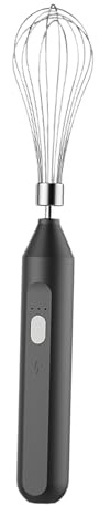 Sbattitore per uova elettrico – Mixer portatile a ricarica USB, Sbattitore per uova a tre velocità, Agitatore automatico multifunzionale, schiuma di latte, caffè al latte, strumento per condimento al