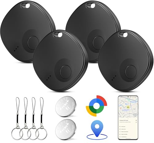 Android Air Tracker, 4 Pack Smart Tag, Localizador Bluetooth