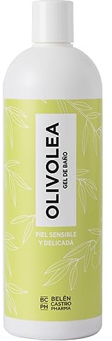 OLIVOLEA Gel de Baño Piel Sensible y Atópica - Hipoalergénico pH Neutro - Apto para Bebés y Recién Nacidos - Con Activos Naturales - 500 ml