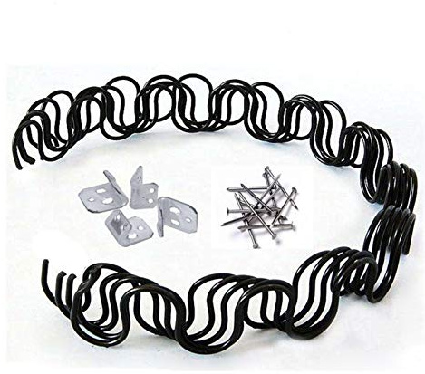 F-MINGNIAN-SPRING 5pc Spring Steel Réparation Canapé Ressort sur Mesure Serpent Printemps (Taille : 55cm 5pcs)