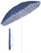 Sekey® Parasol Ø 160 cm inclinable pour Patio Jardin Balcon Piscine Plage Rond Sunscreen UV20+ Bleu& blanc