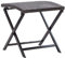 vidaXL Klapphocker Klappbar Hocker Gartenhocker Sitzhocker Gartenmöbel Rattanhocker Fußhocker Garten Terrasse Poly Rattan Braun 44x44x40cm
