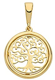 Ciondolo Albero Della Vita da Donna in Oro giallo 9k (375) - 21mm*14mm WJS28145