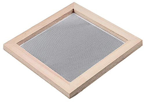 ANCLLO Antico metodo di fabbricazione della carta in legno fabbricazione della carta artigianale stampo cornice schermo per fai da te artigianato forniture 20x20cm