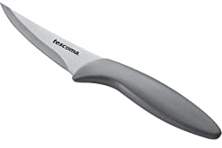 Tescoma - 906240, Move, Coltello da Cucina, per Sbucciare, Spelucchino, Frutta e Verdura, Con Coprilama, Acciaio Inossidabile, Lama 8 cm