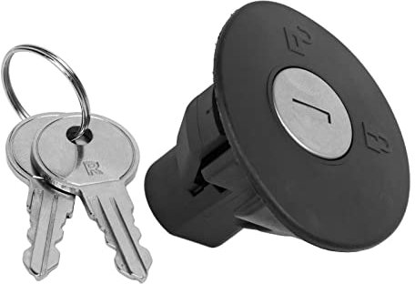 Tapón del Tanque de Combustible de Gas con Bloqueo 8U5Z9C268B Tapa con 2 Llaves de Repuesto de Aleación de Metal de Alto Sellado para Edge Escape Expedition Explorer