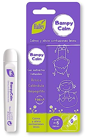 HALLEY - BampyCalm | Alivia el Dolor Tras Golpes y Contusiones Leves con Nuestro Roll-On | de 12 ml | para Niños de a Partir de 6 Meses y Adultos | Ideal para Añadir en tu Kit de Primeros Auxilios
