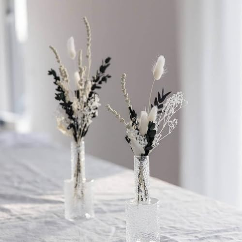 Lykke & You Trockenblumenstrauß Tischdeko Eukalyptus dunkel Größe 20 cm, Verpackungseinheit 1x, Farbe weiß