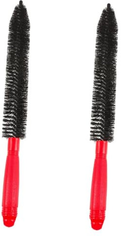 iplusmile 2stücke Kraftvoller Auto Reinigungsbürste Detail Pinsel Für Motorreinigung Effektive Entfernung Von Schmutz Und Ablagerungen Für Schwer Zugängliche