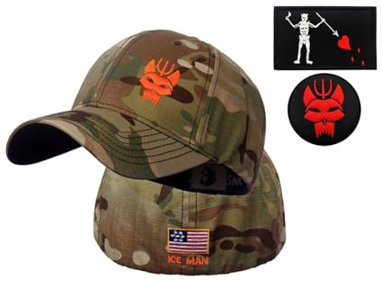 YUSENGMOO Gorra de béisbol táctica de algodón en camuflaje, 1, L