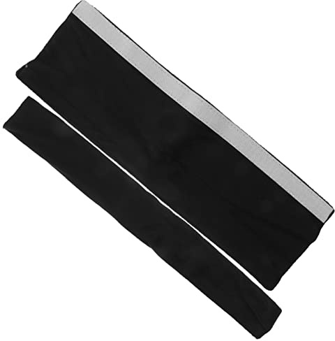 Negro para Manijas de Refrigerador de Doble Puerta 2 Cubiertas Terciopelo | Horno, Protege de Huellas, Manchas y Gotas, Estilo Simple Moderno, 2 Piezas