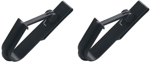 BODYA Universal-Gerüst-Werkzeug, Gürtelhaken, Gerüstbauer, Holster, Schlagbohrer-Halter, schwarzer Kunststoff, 2 Stück
