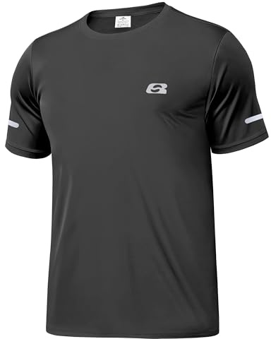 Boyzn Men's UPF 50+ Sun Protection Swim Shirts - Quick Dry Lightweight Rash Guard Beach Swim Tee for Surfing Swimming Fishing