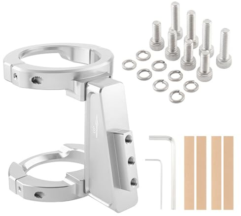 YiQinzcxg Einfach Zu Installierende Fahrradtaschen Adapter Korrosionsbeständige Taschenmontage Adapter Für Outdoor Aktivitäten Fahrrad Frontträger Aus Aluminiumlegierung