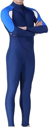 Combinaison d'été en néoprène pour Homme - Fermeture éclair sur Le Devant Maillot de Bain Une pièce Anti-UV Tenue Natation Extensible en pour Sports Nautiques n3