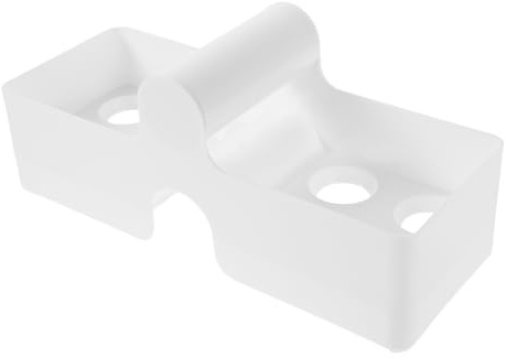 COHEALI Contenitore per Uova in Plastica Bianco Manico Portatile, Organizer Impilabile per Frigorifero, Mantiene Freschezza, per Cucina e Frigo