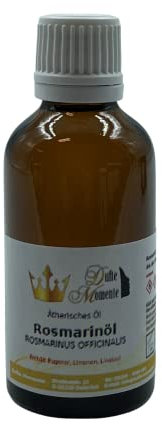 Dufte Momente | ätherisches Öl Rosmarin 50ml | naturrein | für Aufguss Duftlampe Diffusor und mehr | pur, ohne irgendwelche Zusatzstoffe | vegan