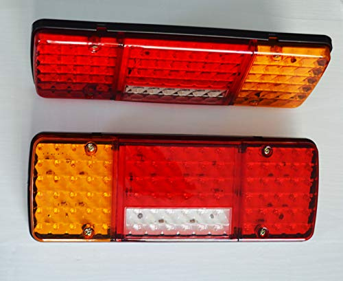 VNVIS 2x 12V LED feux arrière de camion van caravane camping car bus benne lampes minces