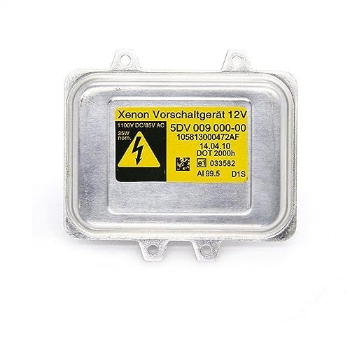 WOLWES Balasto de Xenón Compatible con Jaguar para XK para XKR 2007 2008 2009 D1S D1R HID Módulo De Lastre De Xenón Unidad De Control De Faros De Coche 5DV00900000 C2P13237