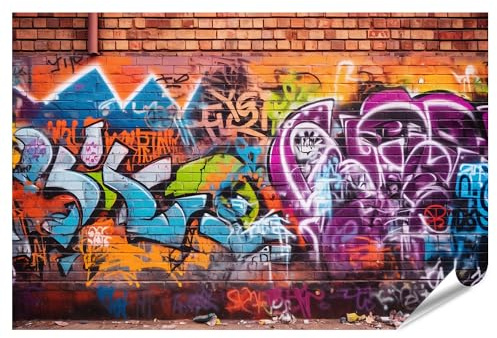 islandburner XXL Bild Poster Graffiti Wand Premium Bilder Fotodruck
