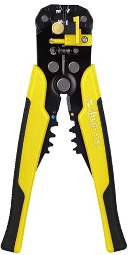 Wire Stripper Cutter Crimper – 3-in-1 Automatic Wire Stripping Tool with Adjustable Stopper, Multi-Function Cable Cutter for 0.5–6mm² Electrical Wires – Professional Hand Tool for Electricians