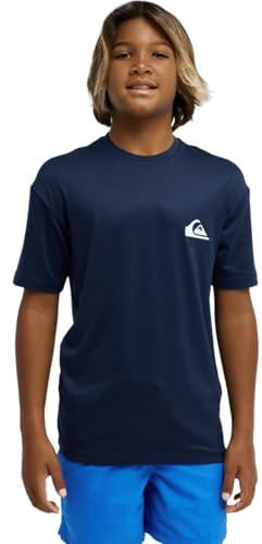 Quiksilver - Surf tee SS You Licra, Niño, Dark Navy, 8 años