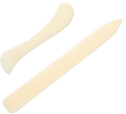 PLAFOPE Falzbein Und Brieföffner Aus Abs-Material Kompakt Für Papierbasteln Unterwegs Und Den Bürobedarf