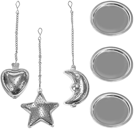 6 Pieces of Creative Tea Infusers, Stainless Steel Tea Infusers, Tea Filters, Cute Tea Infusers, Tea Accessories