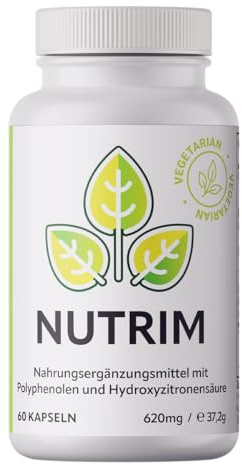 NUTRIM Superfood-Komplex – 1 x 60 Kapseln mit Knotentang, Ingwer, Grünem Tee, Grünem Kaffee und Kardamom – natürliche Unterstützung für Ihre Ernährung - Nahrungsergänzungsmittel