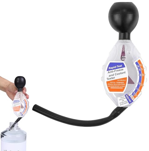 VTYTZZ Comprobador de protección contra heladas para coche, medidor de agua de refrigeración, medidor de agua de refrigeración, medidor de protección contra heladas, medidor de protección contra