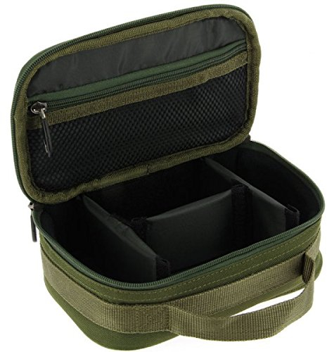 NGT Unisex Fla Leadbag 3-wege 'Starr' Anglers Kabel Tüte (207), Grün, 22 x 14 x 8cm