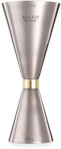 Barfly M37096 Cocktail-Messbecher, Edelstahl, 57 ml, gebändert