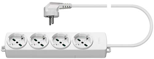 Vimar 01292.CK.B multipresa 4 prese universali, spina combinata DE/FR 16A