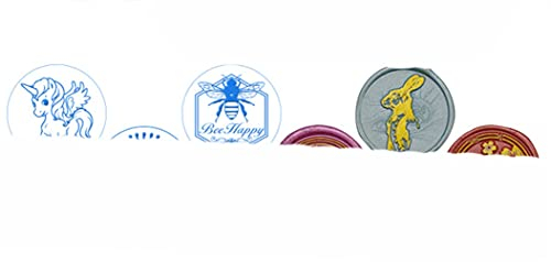 Exquisito sello de pintura en la tarjeta de cumpleaños Sellos de sobres de bricolaje Adorno de alces de abeja Invitaciones de boda clásicas Sellos de cera-número de comentario