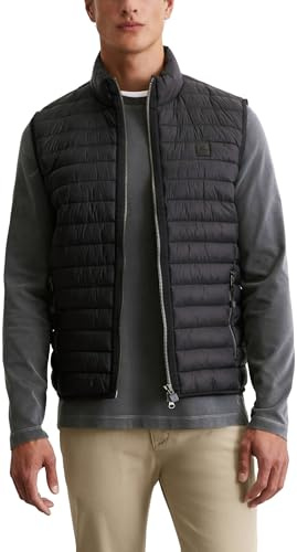 Marc OߴPolo Herren Steppweste Übergangsjacke wasserabweisend, Schwarz (Black), XL