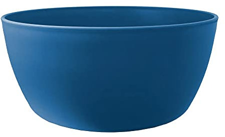 Decor Space Vase Vila couleur pour extérieur et jardin pour plantes et fleurs (20 cm, bleu)