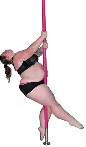 poledance stange indoor Silikon-Stripper-Stange Rosa, Spinnerei & Statik Tragbare Pole Dancing Pole, 45mm Durchmesser Tanzstangen-Set für Home Gym Club Wohnung Wohnung Schlafzimmer ( Color : Silver ,
