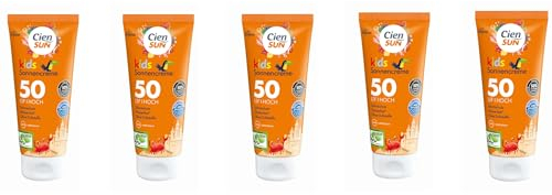 Generic Cien Sun Kids Sonnencreme 50 LSF Vegan Wasserfest Ohne Mikroplastik (10)
