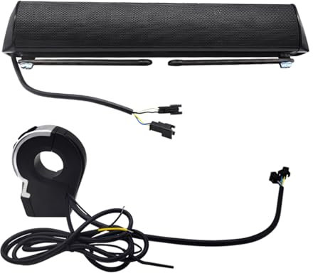 MOIDHSAG Altoparlanti stereo per moto, impermeabili, compatibili con Bluetooth, montaggio su manubrio, MP3, lettore musicale, amplificatore, scooter, bici