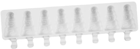 Cabilock 3 Piezas molde de paletas ice cream mold bebé moldes molde de helado paleta de hielo cubo estallidos piruletas molde de silicona de bricolaje maquina de hielo gel de sílice