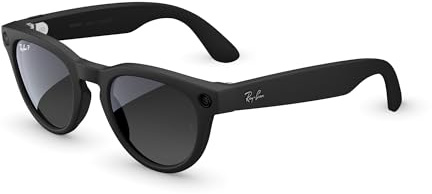 RAY-BAN Meta Gen 2 Headliner - AI Glasses for Men & Women - Matte Black | 12MP Camera, 3K Ultra HD Video, Voice Command, Open-Ear Audio, 8H Battery, Meta AI App - Polar Gradient Graphite Lenses